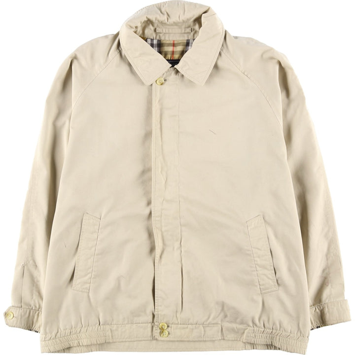 Burberry's Swing Top Sports Jacket, Made in England, Men's Size XL polyester Beige type Vintage Second Hand