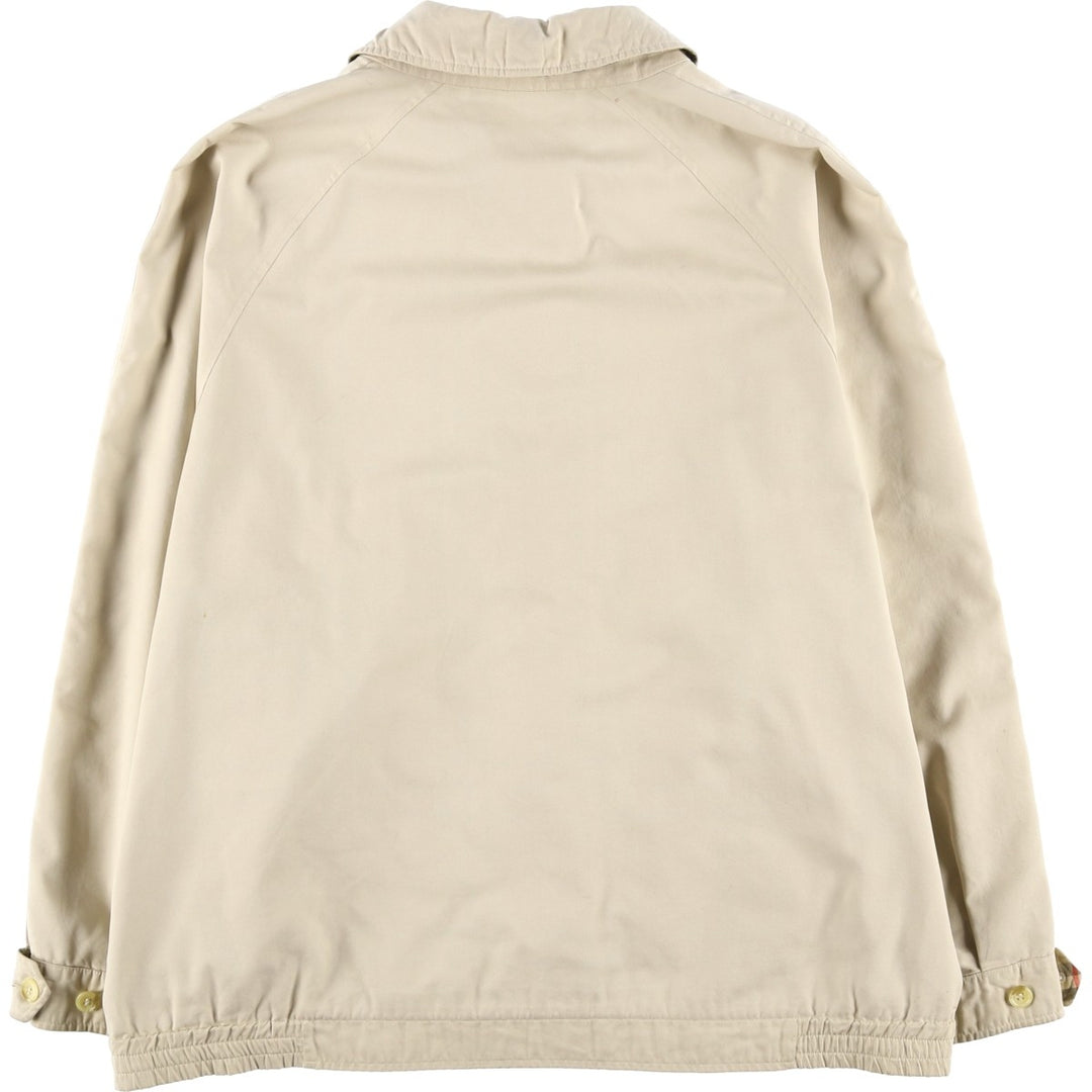 Burberry's Swing Top Sports Jacket, Made in England, Men's Size XL polyester Beige type Vintage Second Hand