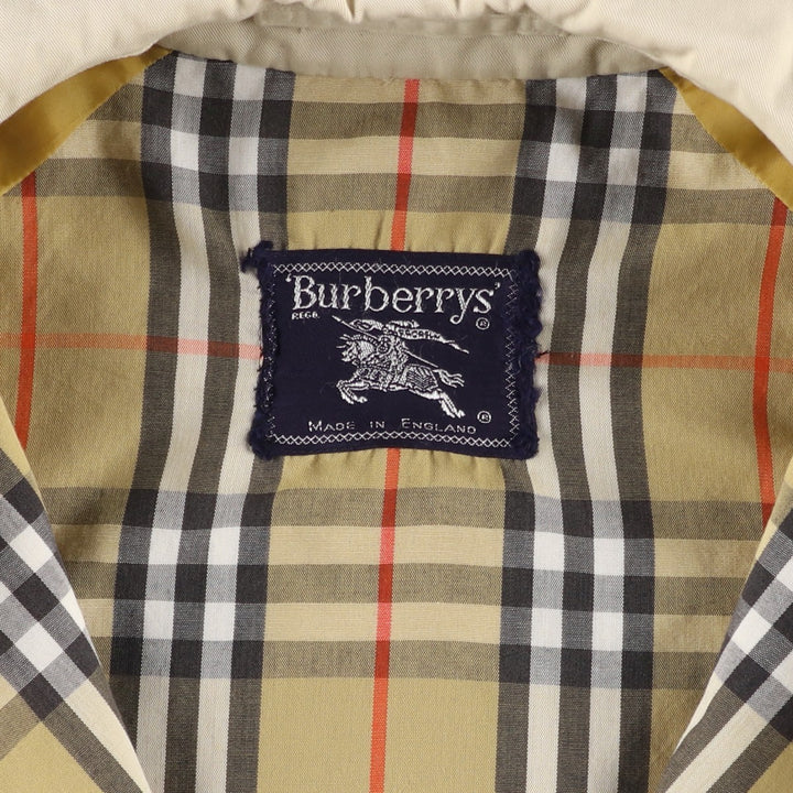 Burberry's Swing Top Sports Jacket, Made in England, Men's Size XL polyester Beige type Vintage Second Hand