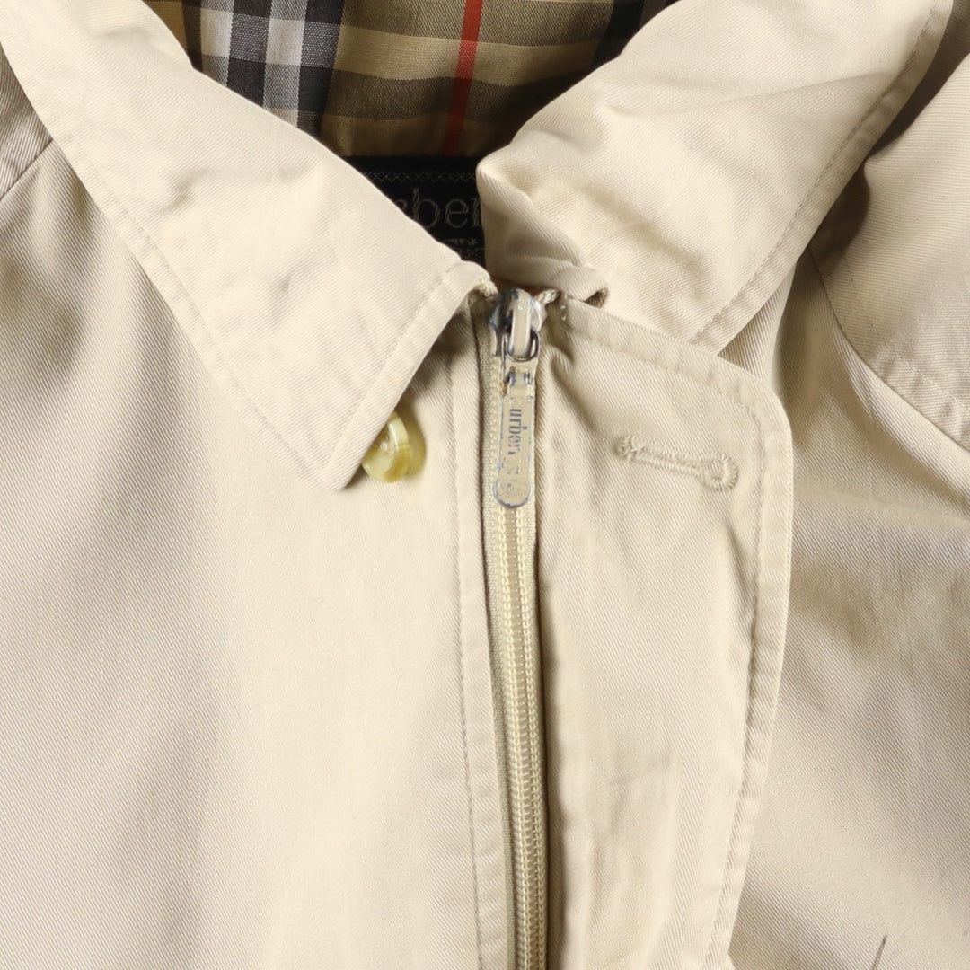 Burberry's Swing Top Sports Jacket, Made in England, Men's Size XL polyester Beige type Vintage Second Hand