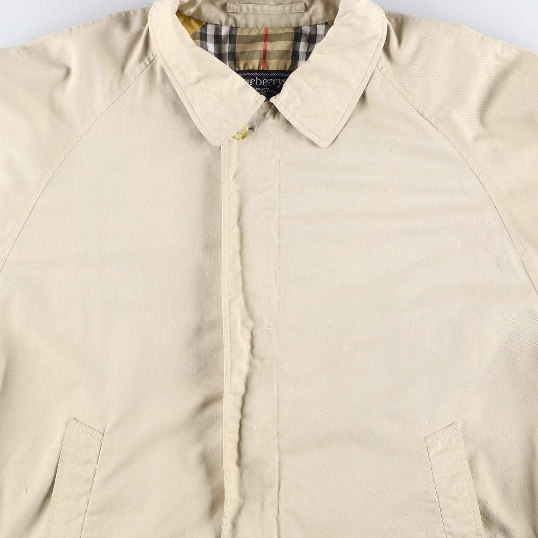 Burberry's Swing Top Sports Jacket, Made in England, Men's Size XL polyester Beige type Vintage Second Hand