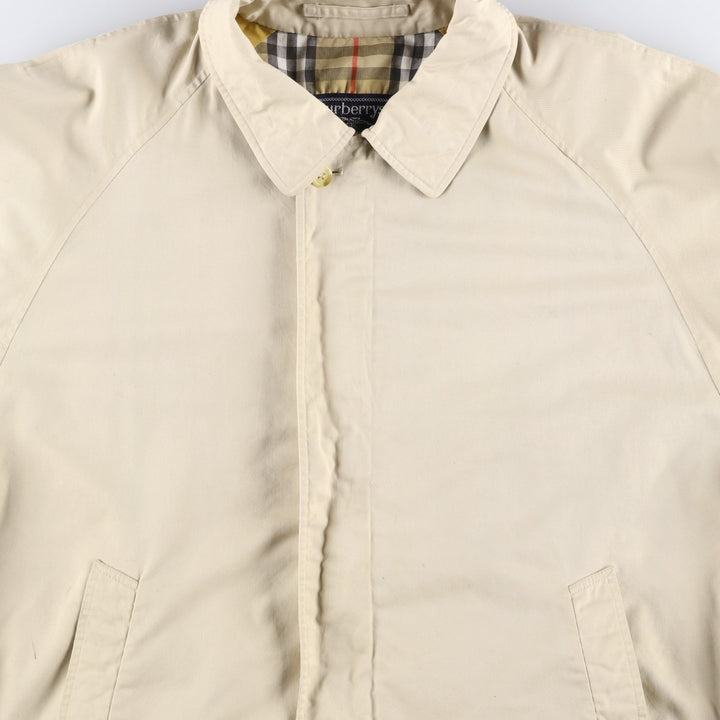 Burberry's Swing Top Sports Jacket, Made in England, Men's Size XL polyester Beige type Vintage Second Hand