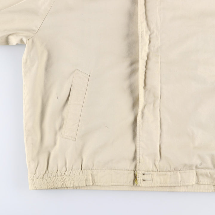 Burberry's Swing Top Sports Jacket, Made in England, Men's Size XL polyester Beige type Vintage Second Hand