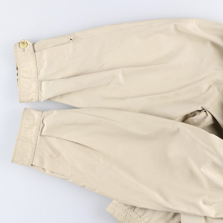 Burberry's Swing Top Sports Jacket, Made in England, Men's Size XL polyester Beige type Vintage Second Hand