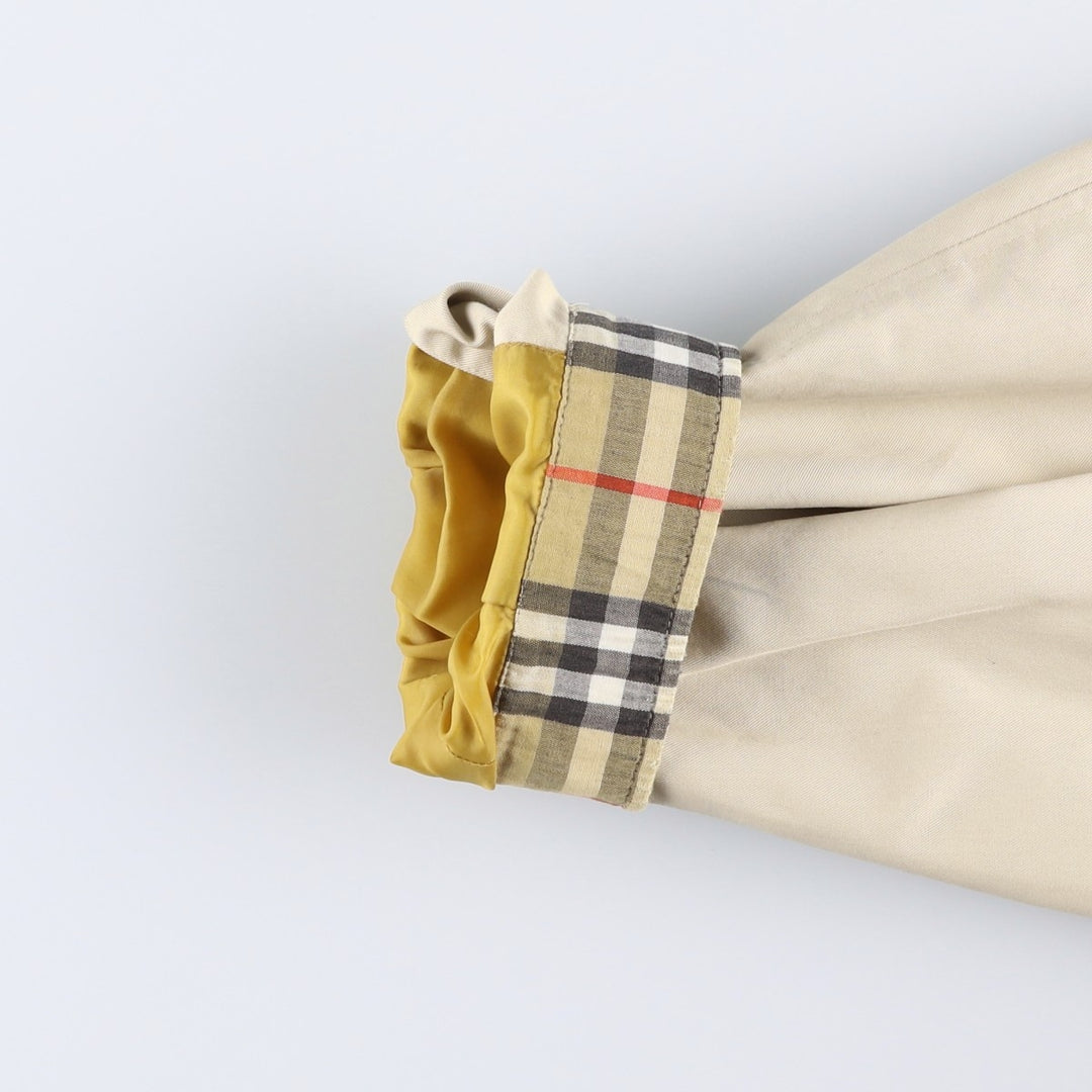 Burberry's Swing Top Sports Jacket, Made in England, Men's Size XL polyester Beige type Vintage Second Hand