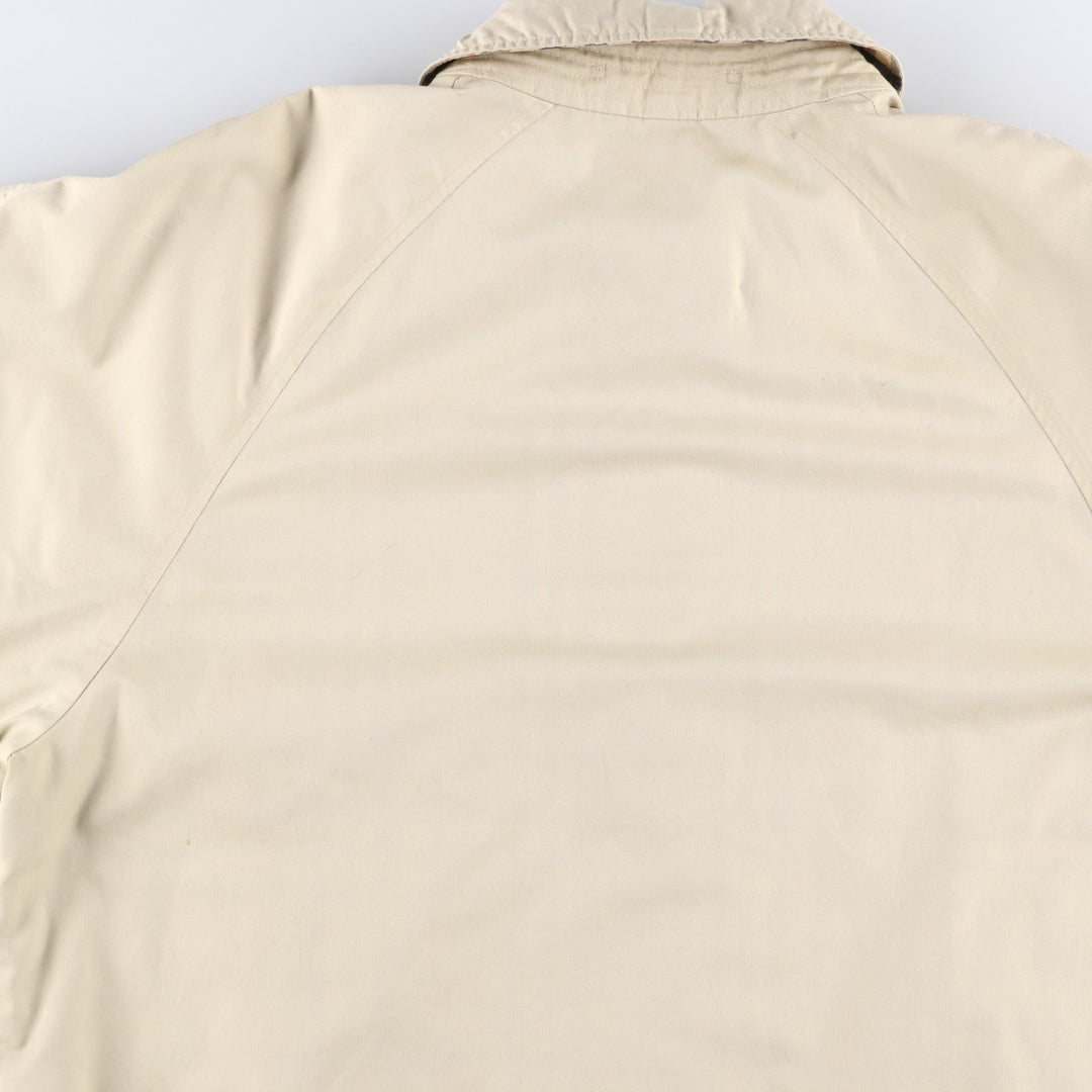 Burberry's Swing Top Sports Jacket, Made in England, Men's Size XL polyester Beige type Vintage Second Hand