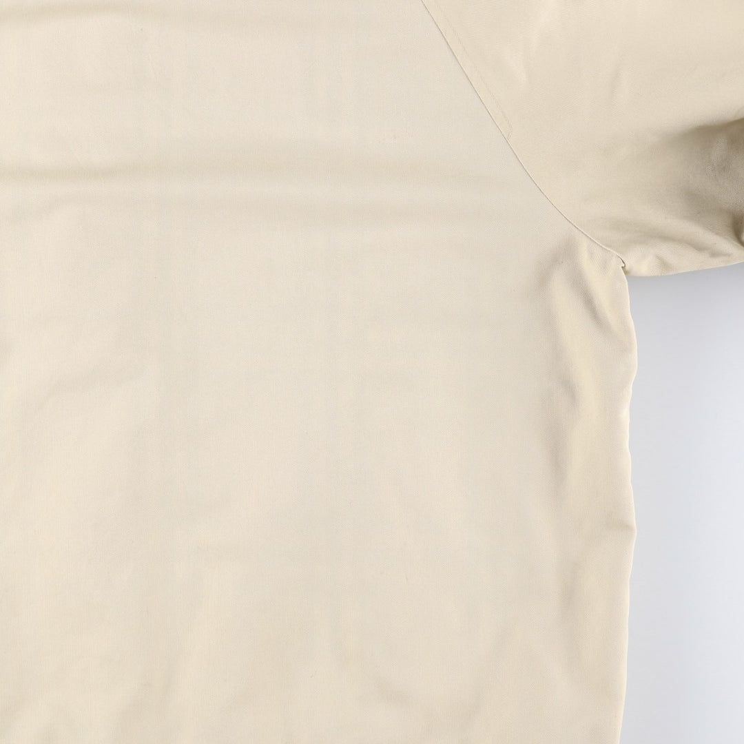 Burberry's Swing Top Sports Jacket, Made in England, Men's Size XL polyester Beige type Vintage Second Hand