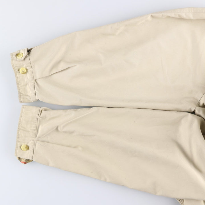 Burberry's Swing Top Sports Jacket, Made in England, Men's Size XL polyester Beige type Vintage Second Hand