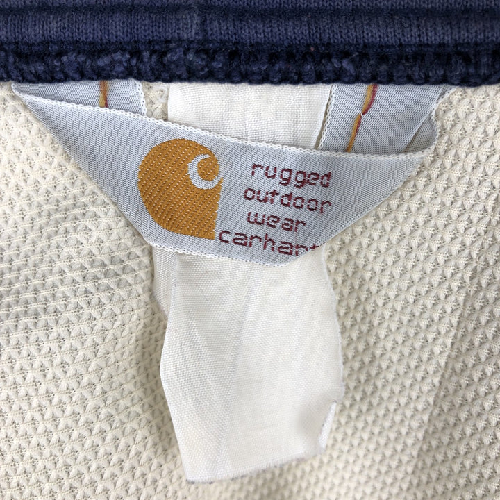 Carhartt Sweat Full Zip Hoodie Men's XXL unclear navy blue type Vintage Second Hand