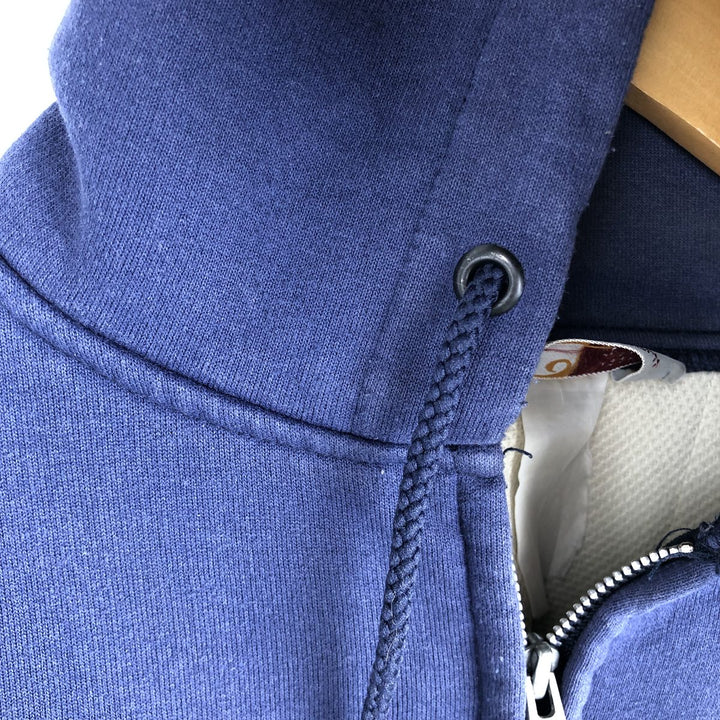 Carhartt Sweat Full Zip Hoodie Men's XXL unclear navy blue type Vintage Second Hand