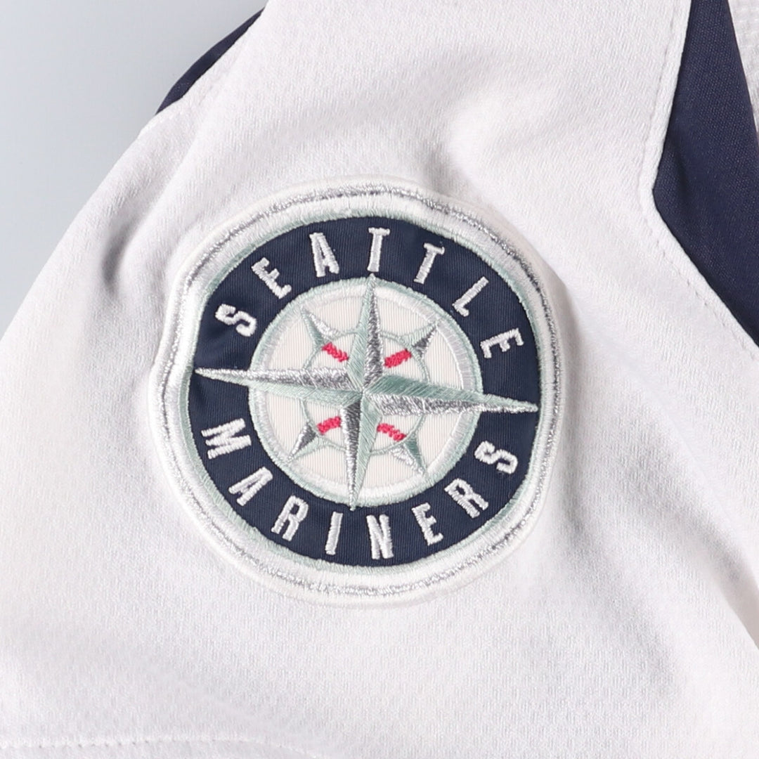 00'S Nike Seattle Mariners TEAM ICHIRO Ichiro Game Shirt Baseball Shirt Men's L size polyester white type Vintage Second Hand