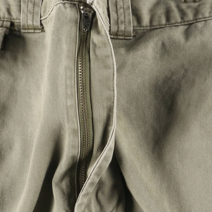 90'S Polo by Ralph Lauren M-47 type military cargo pants for men, W34 equivalent, vintage cotton Khaki type Vintage Second Hand