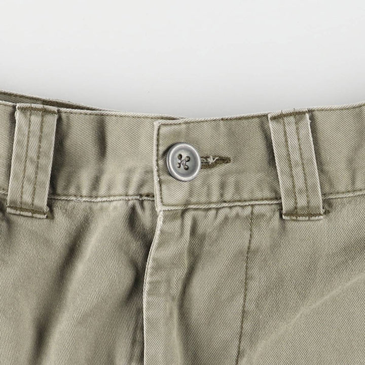 90'S Polo by Ralph Lauren M-47 type military cargo pants for men, W34 equivalent, vintage cotton Khaki type Vintage Second Hand