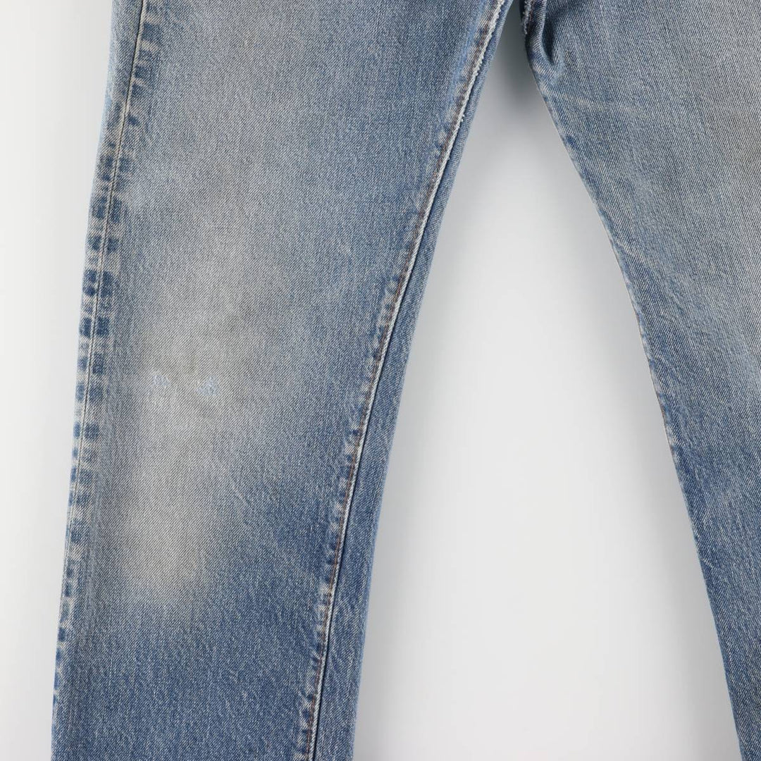 Levi's 501 Cut-off Straight Denim Pants Made in USA Women's L (w28) Vintage cotton blue type Vintage Second Hand