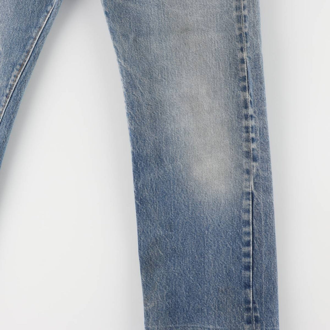 Levi's 501 Cut-off Straight Denim Pants Made in USA Women's L (w28) Vintage cotton blue type Vintage Second Hand