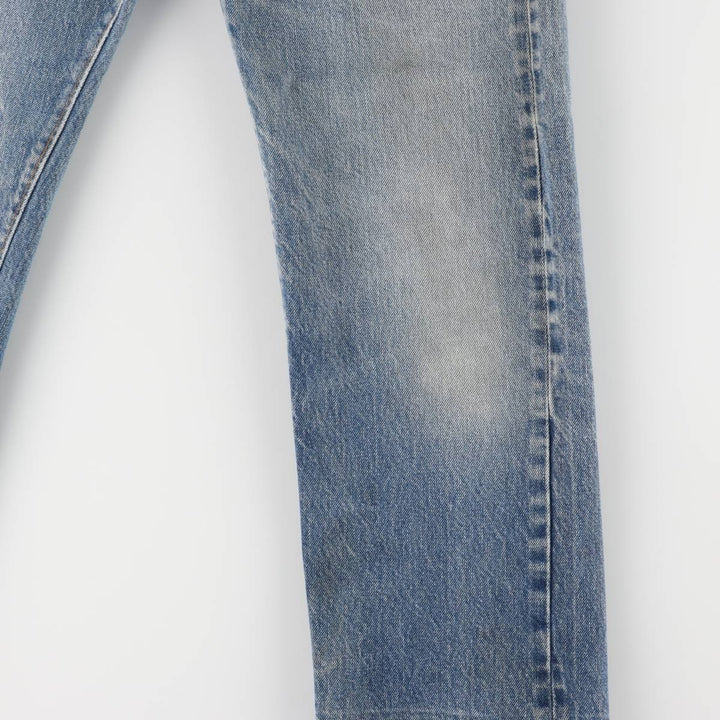 Levi's 501 Cut-off Straight Denim Pants Made in USA Women's L (w28) Vintage cotton blue type Vintage Second Hand