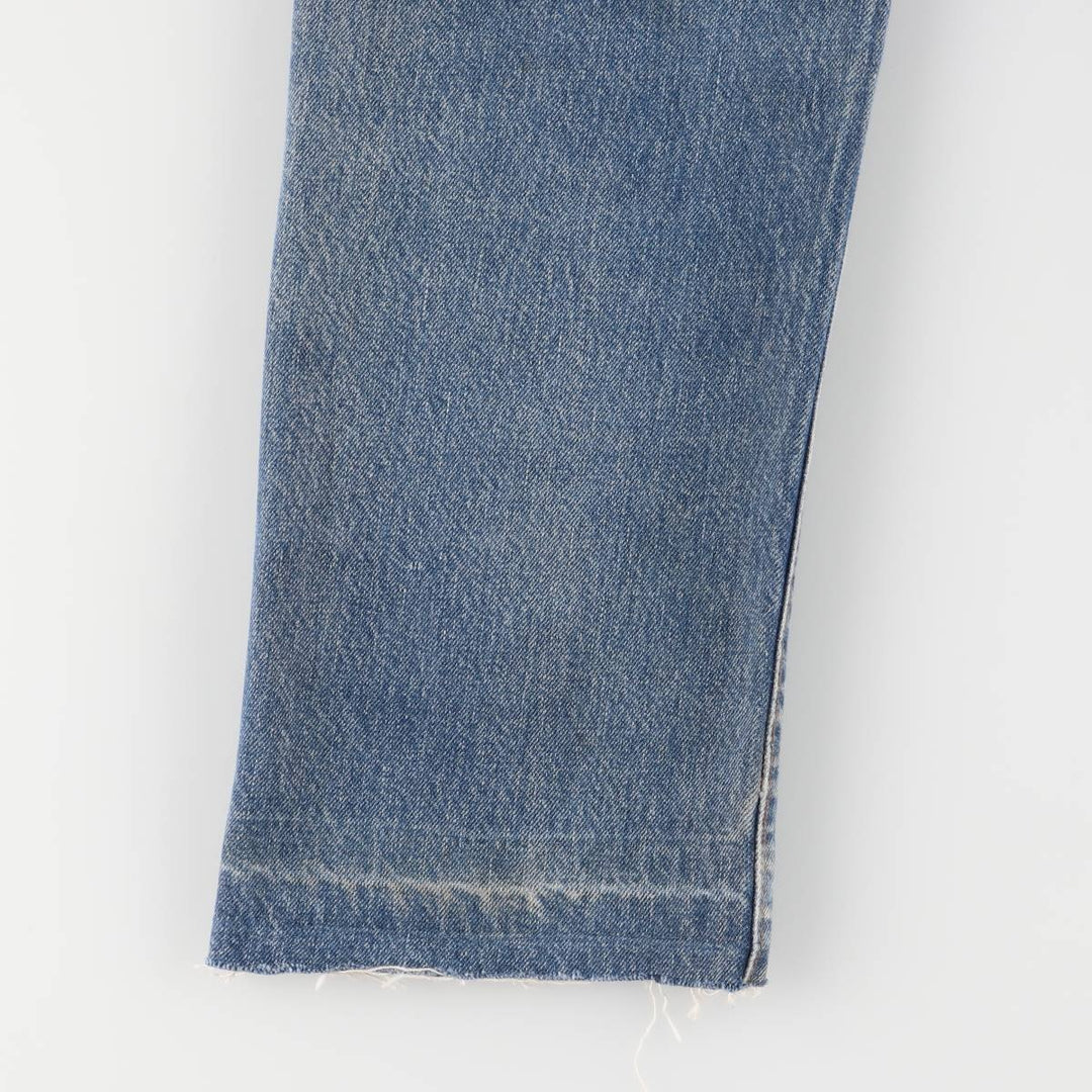 Levi's 501 Cut-off Straight Denim Pants Made in USA Women's L (w28) Vintage cotton blue type Vintage Second Hand