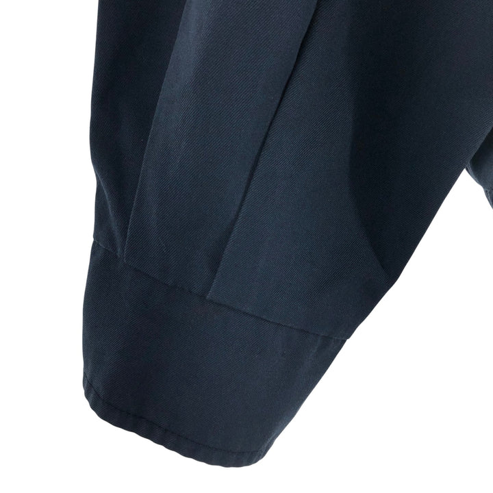 Aquascutum OF LONDON Check Pattern Reversible Swing Top Sports Jacket Made in the UK Men's Size L cotton navy blue type Vintage Second Hand