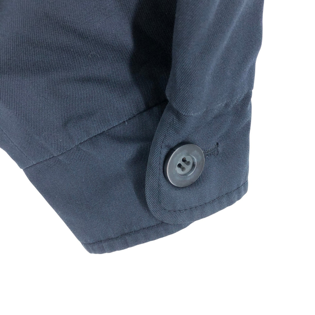 Aquascutum OF LONDON Check Pattern Reversible Swing Top Sports Jacket Made in the UK Men's Size L cotton navy blue type Vintage Second Hand