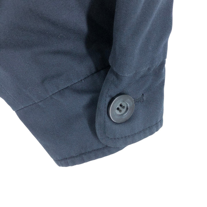 Aquascutum OF LONDON Check Pattern Reversible Swing Top Sports Jacket Made in the UK Men's Size L cotton navy blue type Vintage Second Hand