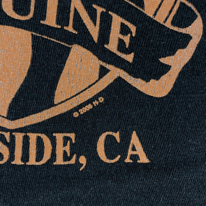 00'S Harley-Davidson Eagle Pattern Long T-shirt, Men's XXL cotton black type Vintage Second Hand