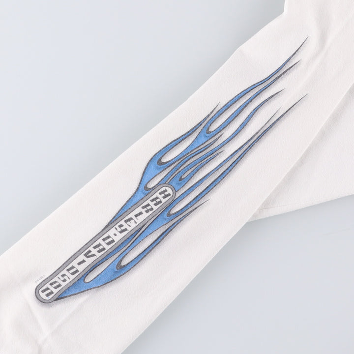 00'S Harley-Davidson Long Sleeve T-Shirt Made in USA Men's XL cotton white type Vintage Second Hand