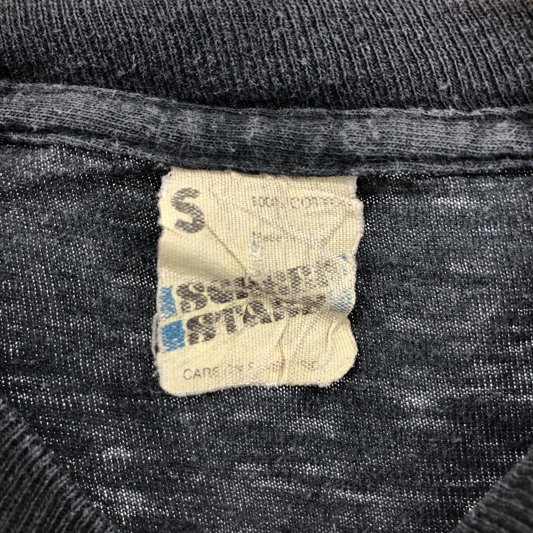 80'S Screen Stars The Rolling Stones Band T-Shirt Band T Women's S Size Vintage cotton gray type Vintage Second Hand