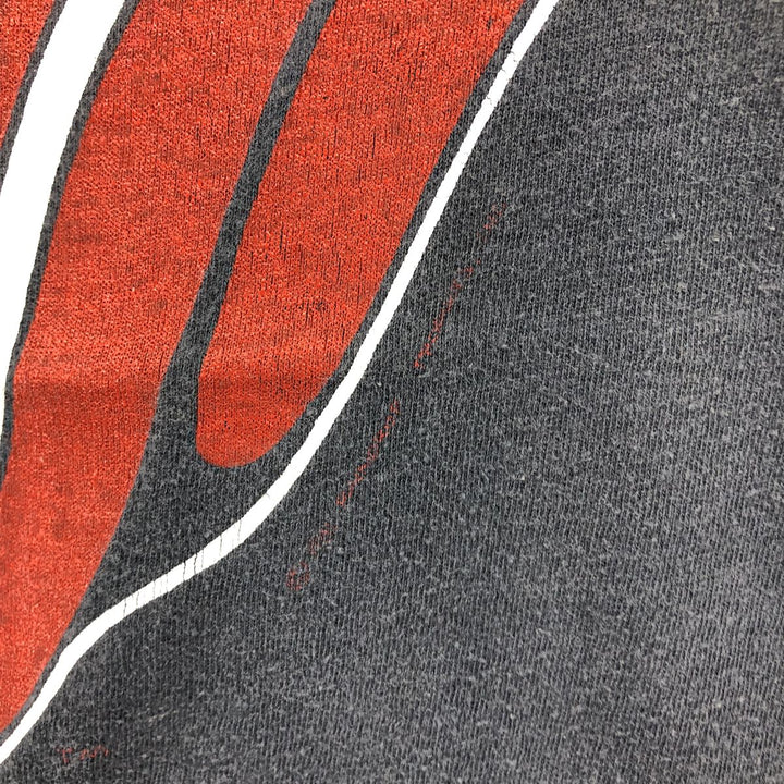 80'S Screen Stars The Rolling Stones Band T-Shirt Band T Women's S Size Vintage cotton gray type Vintage Second Hand