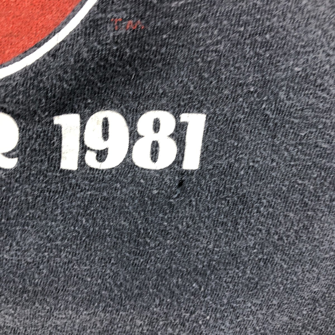 80'S Screen Stars The Rolling Stones Band T-Shirt Band T Women's S Size Vintage cotton gray type Vintage Second Hand