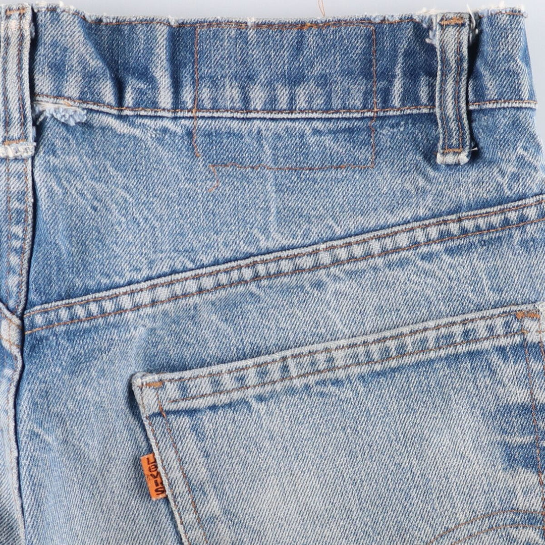 Levi's Orange Tab Cut-Off Denim Shorts, Women's XL (W32) Vintage unclear blue type Vintage Second Hand