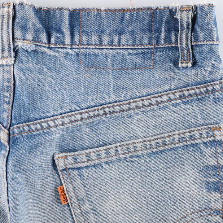 Levi's Orange Tab Cut-Off Denim Shorts, Women's XL (W32) Vintage unclear blue type Vintage Second Hand