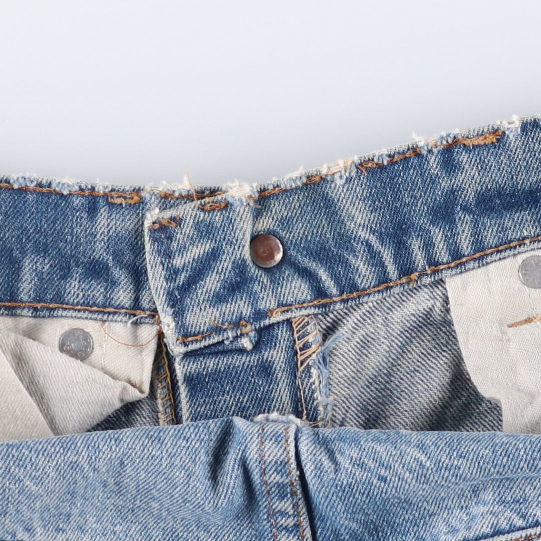 Levi's Orange Tab Cut-Off Denim Shorts, Women's XL (W32) Vintage unclear blue type Vintage Second Hand