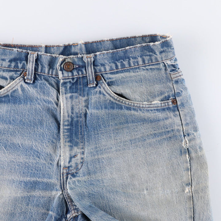 Levi's Orange Tab Cut-Off Denim Shorts, Women's XL (W32) Vintage unclear blue type Vintage Second Hand