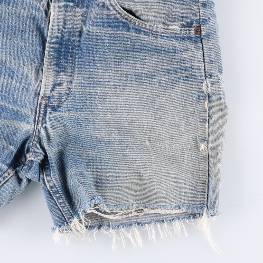 Levi's Orange Tab Cut-Off Denim Shorts, Women's XL (W32) Vintage unclear blue type Vintage Second Hand