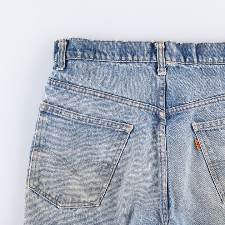 Levi's Orange Tab Cut-Off Denim Shorts, Women's XL (W32) Vintage unclear blue type Vintage Second Hand