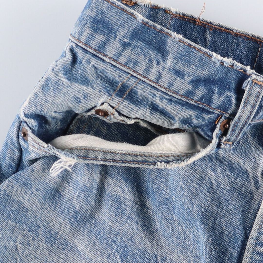 Levi's Orange Tab Cut-Off Denim Shorts, Women's XL (W32) Vintage unclear blue type Vintage Second Hand