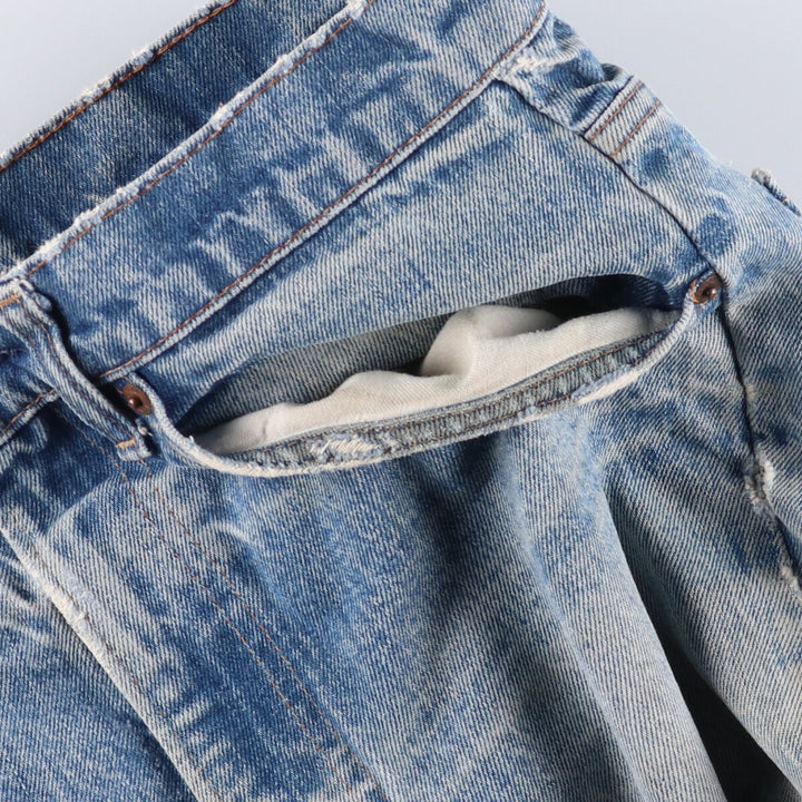 Levi's Orange Tab Cut-Off Denim Shorts, Women's XL (W32) Vintage unclear blue type Vintage Second Hand