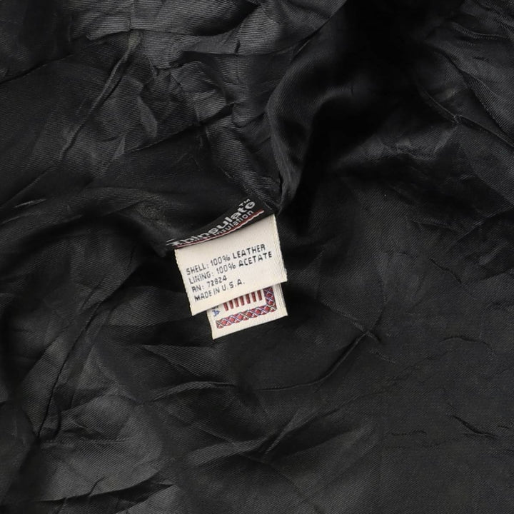 Vintage 1980'S Burberry padded suede leather jacket, made in the USA, size M. genuine leather brown type Vintage Second Hand