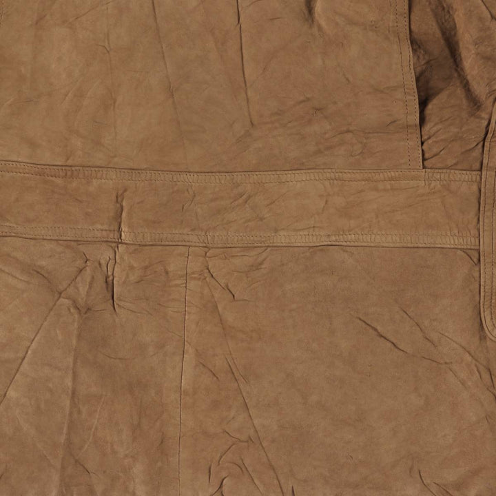 Vintage 1980'S Burberry padded suede leather jacket, made in the USA, size M. genuine leather brown type Vintage Second Hand