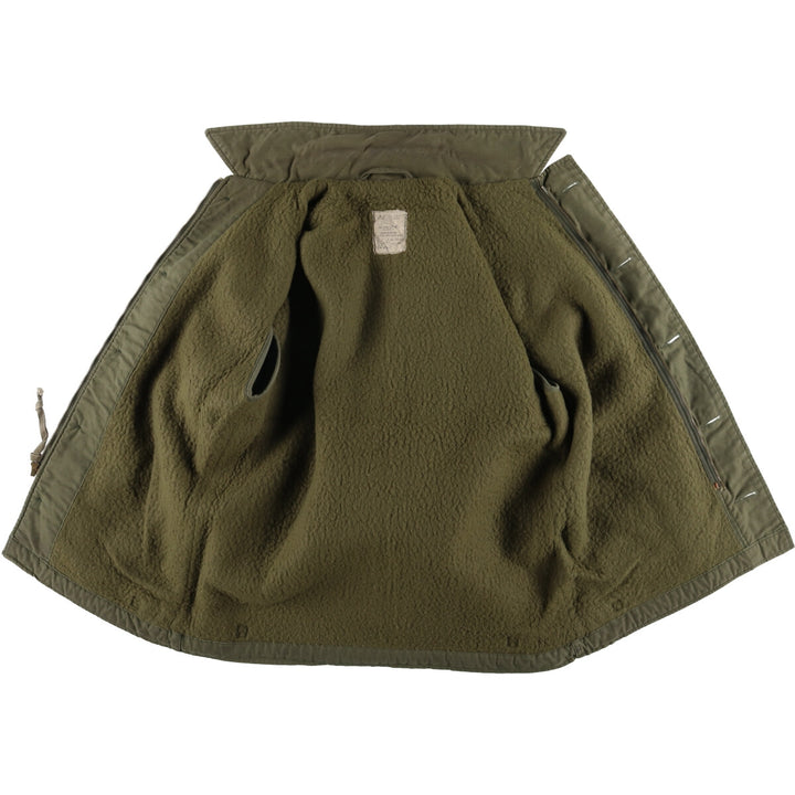 1960'S US Military A-2 Deck Jacket, Made in USA, Medium (38-40), Men's Size M, Vintage Nylon Khaki type Vintage Second Hand