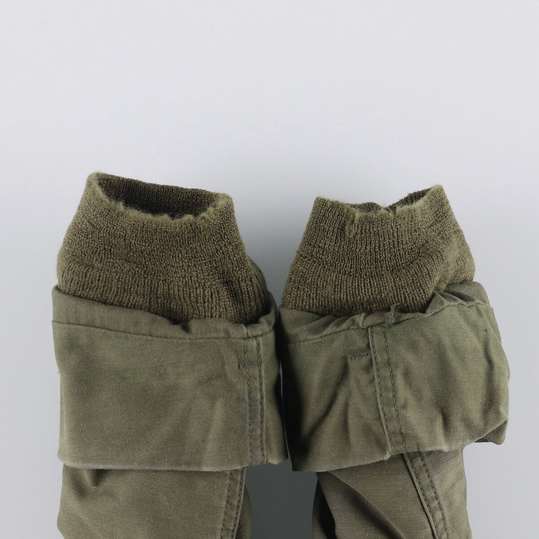 1960'S US Military A-2 Deck Jacket, Made in USA, Medium (38-40), Men's Size M, Vintage Nylon Khaki type Vintage Second Hand