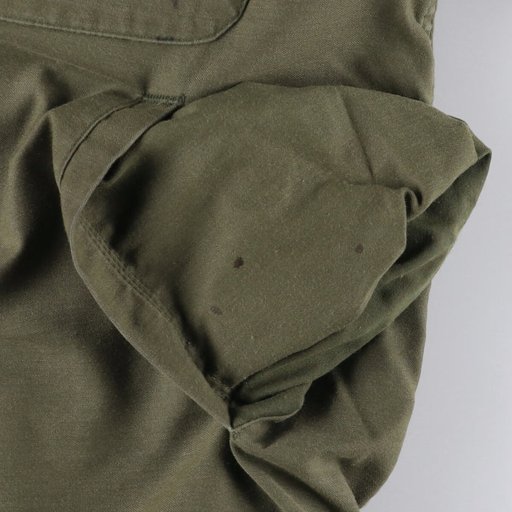 1960'S US Military A-2 Deck Jacket, Made in USA, Medium (38-40), Men's Size M, Vintage Nylon Khaki type Vintage Second Hand