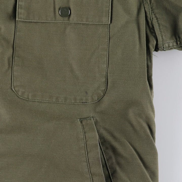 1960'S US Military A-2 Deck Jacket, Made in USA, Medium (38-40), Men's Size M, Vintage Nylon Khaki type Vintage Second Hand