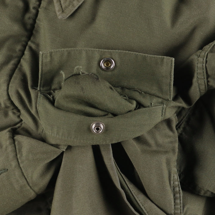 1960'S US Military A-2 Deck Jacket, Made in USA, Medium (38-40), Men's Size M, Vintage Nylon Khaki type Vintage Second Hand