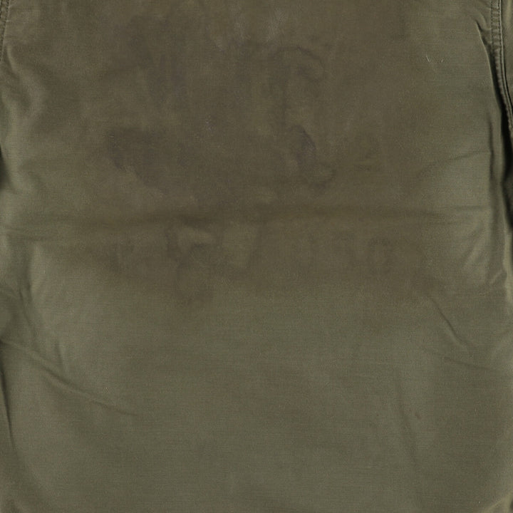 1960'S US Military A-2 Deck Jacket, Made in USA, Medium (38-40), Men's Size M, Vintage Nylon Khaki type Vintage Second Hand