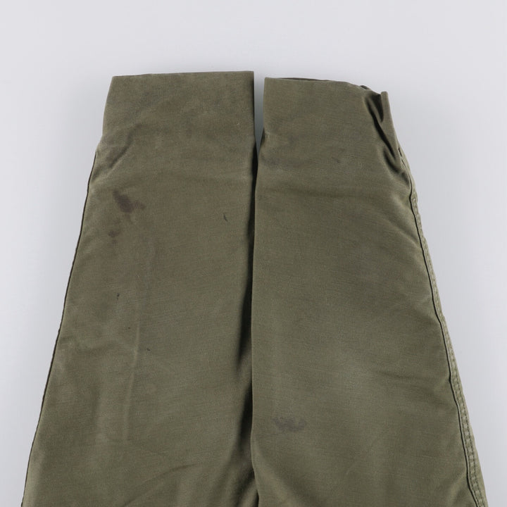 1960'S US Military A-2 Deck Jacket, Made in USA, Medium (38-40), Men's Size M, Vintage Nylon Khaki type Vintage Second Hand