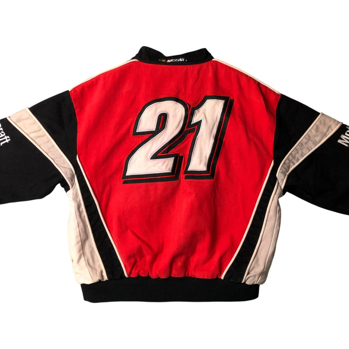 Vintage 90'S Racing Champions Apparel Advertising Racing Jacket, Men's Size Large cotton red type Vintage Second Hand
