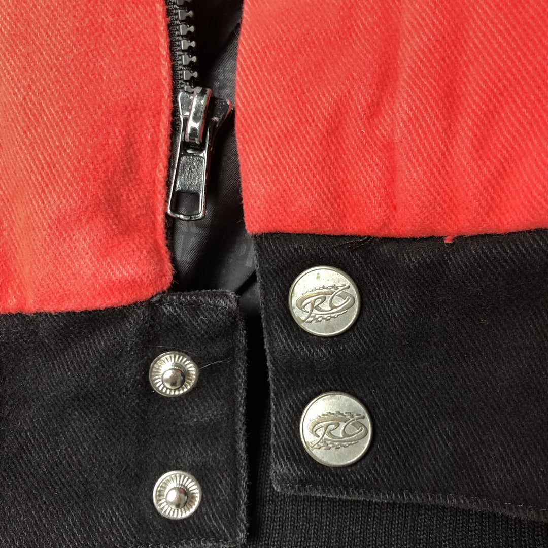 Vintage 90'S Racing Champions Apparel Advertising Racing Jacket, Men's Size Large cotton red type Vintage Second Hand