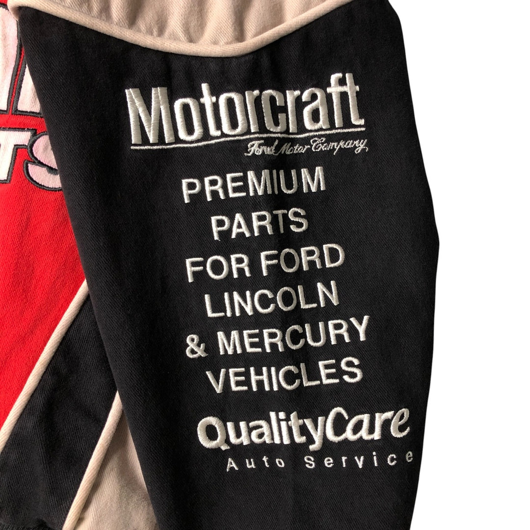 Vintage 90'S Racing Champions Apparel Advertising Racing Jacket, Men's Size Large cotton red type Vintage Second Hand