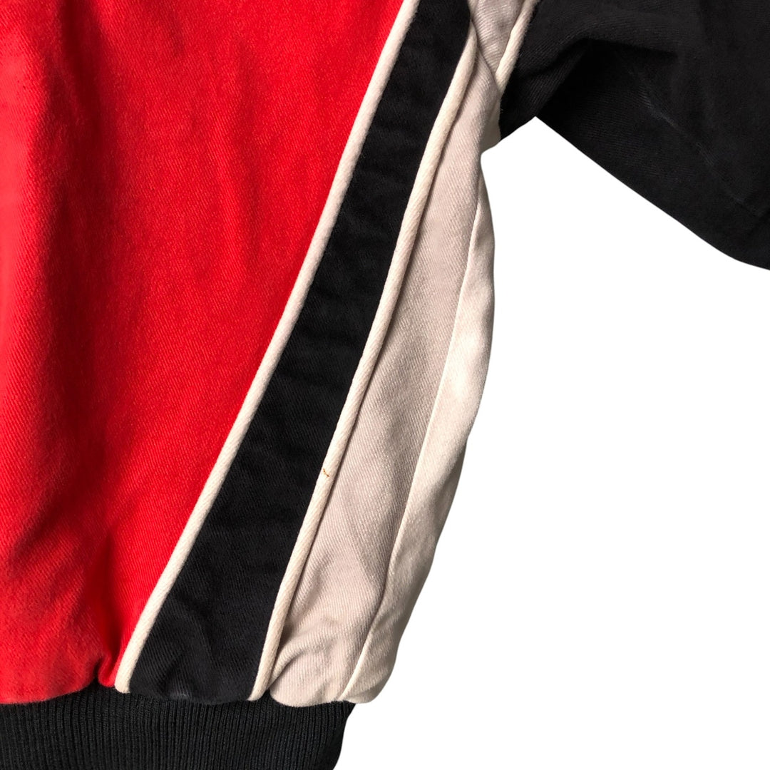 Vintage 90'S Racing Champions Apparel Advertising Racing Jacket, Men's Size Large cotton red type Vintage Second Hand